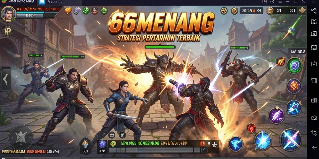 Tampilan gameplay menarik dalam 66MENANG yang seru.