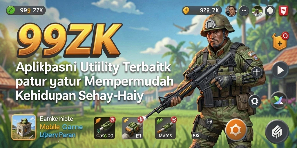 Tampilan antarmuka pengguna 99ZK yang intuitif dan mudah dipahami.