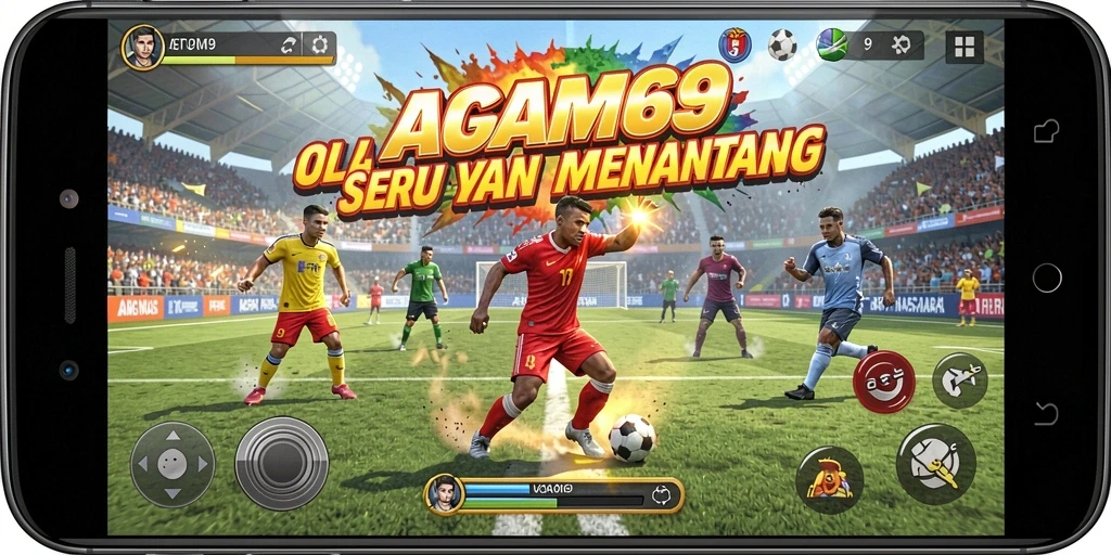 Tampilan gameplay AGAM69 dengan aksi olahraga seru.