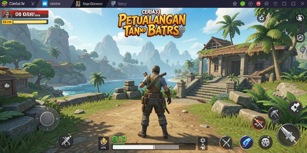 Tampilan gameplay seru di dunia terbuka CERIA33.