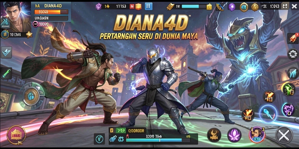 Gameplay menegangkan dan karakter unik dalam DIANA4D.