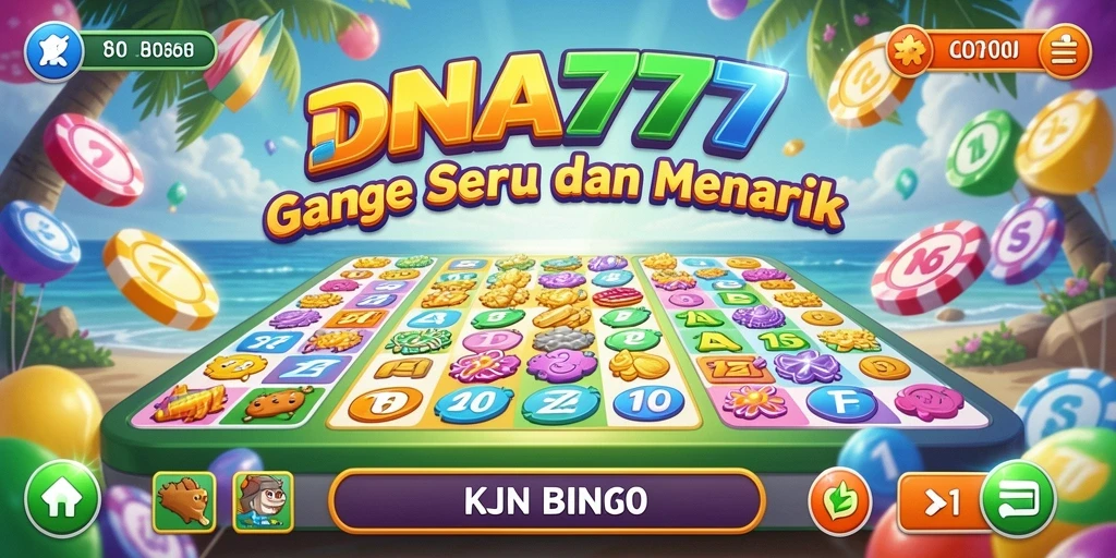 Tampilan gameplay seru dalam aplikasi Bingo DNA777.