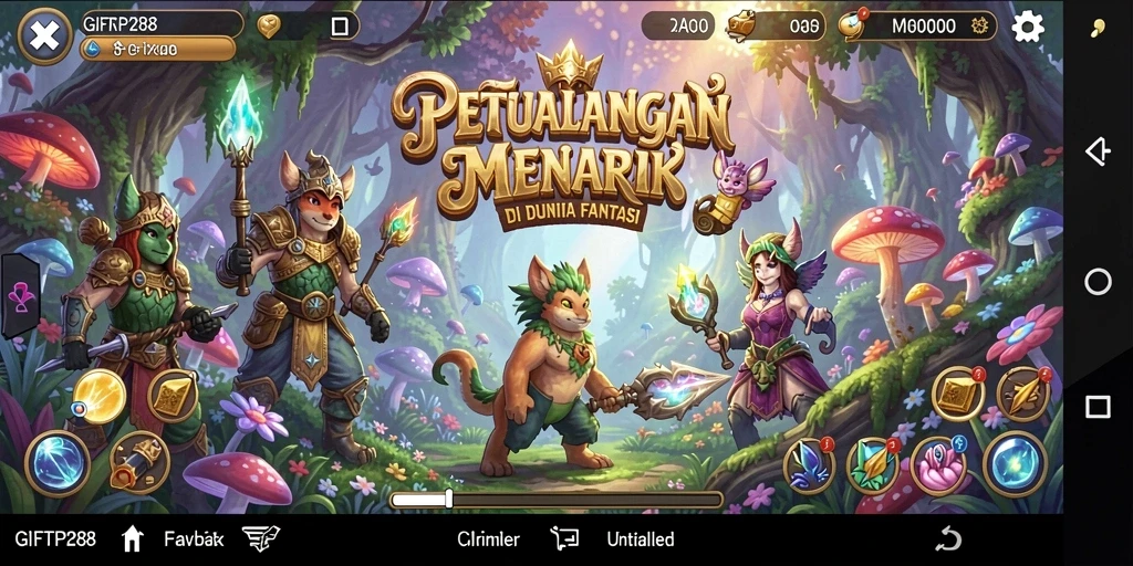 Screenshot gameplay GIFTRP288 menampilkan karakter dalam petualangan seru.