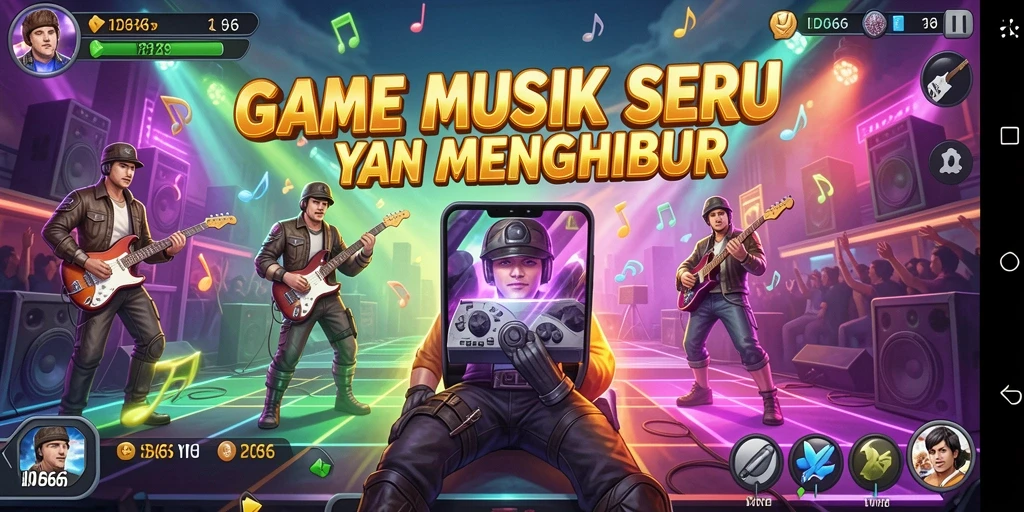 Gameplay menarik dari ID66 dengan irama musik yang seru.