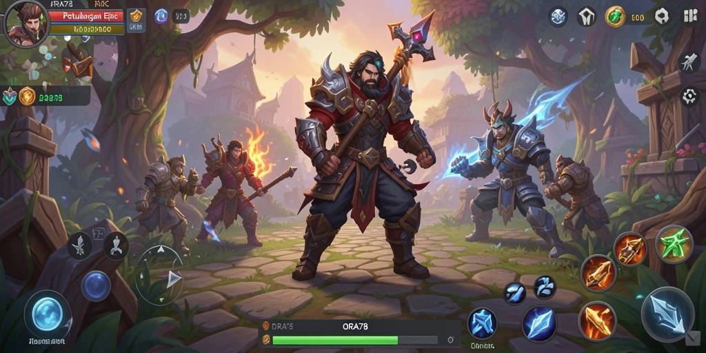 Gameplay ORA78 yang memukau dalam dunia ARPG yang luas.