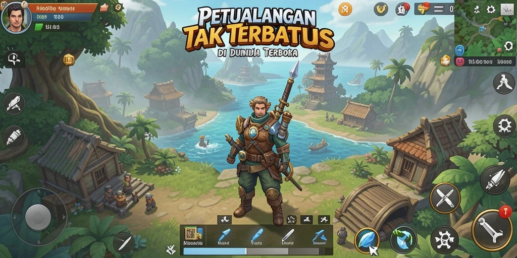 Tampilan gameplay RI889 yang memukau di dunia terbuka.