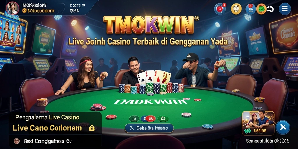Tampilan gameplay interaktif di aplikasi TMOKWIN Live Casino.