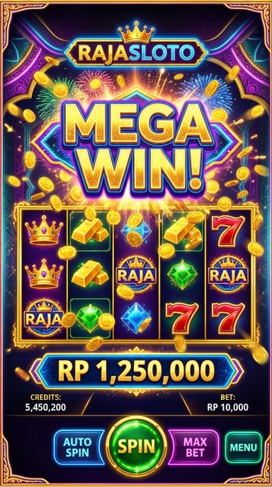 Tampilan antarmuka rajasloto yang intuitif dan menarik.